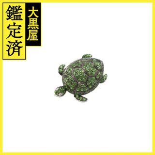 ノンブランドジュエリー ブローチ 亀 タートル ホワイトゴールド 【460】(その他)
