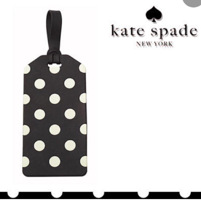 kate spade new york(ケイトスペードニューヨーク)の新品未使用ラゲージタグ ケイトスペード インテリア/住まい/日用品の日用品/生活雑貨/旅行(旅行用品)の商品写真