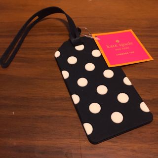 ケイトスペードニューヨーク(kate spade new york)の新品未使用ラゲージタグ ケイトスペード(旅行用品)