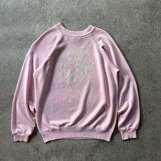 ヘインズ(Hanes)の80s Hanes ヘインズ 企業スウェット USA製 ライトピンク M (スウェット)
