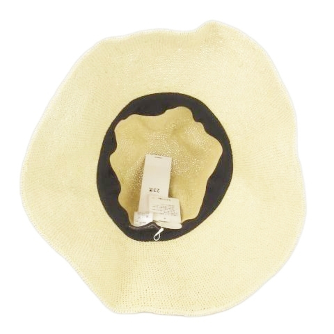 MAISON N.H PARIS ベージュ ストローハット MAISON N.H PARIS ベージュ ストローハット
