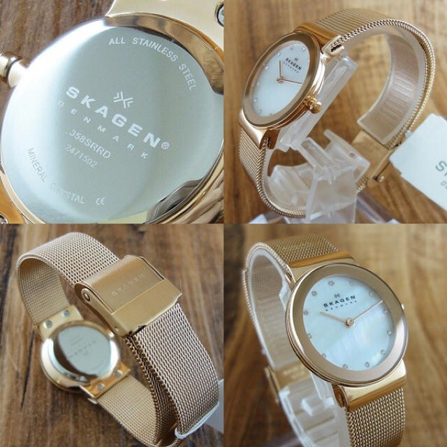 SKAGEN(スカーゲン)の新品 スカーゲン 腕時計 レディース 358SRRD ローズゴールド 女性らしさ レディースのファッション小物(腕時計)の商品写真