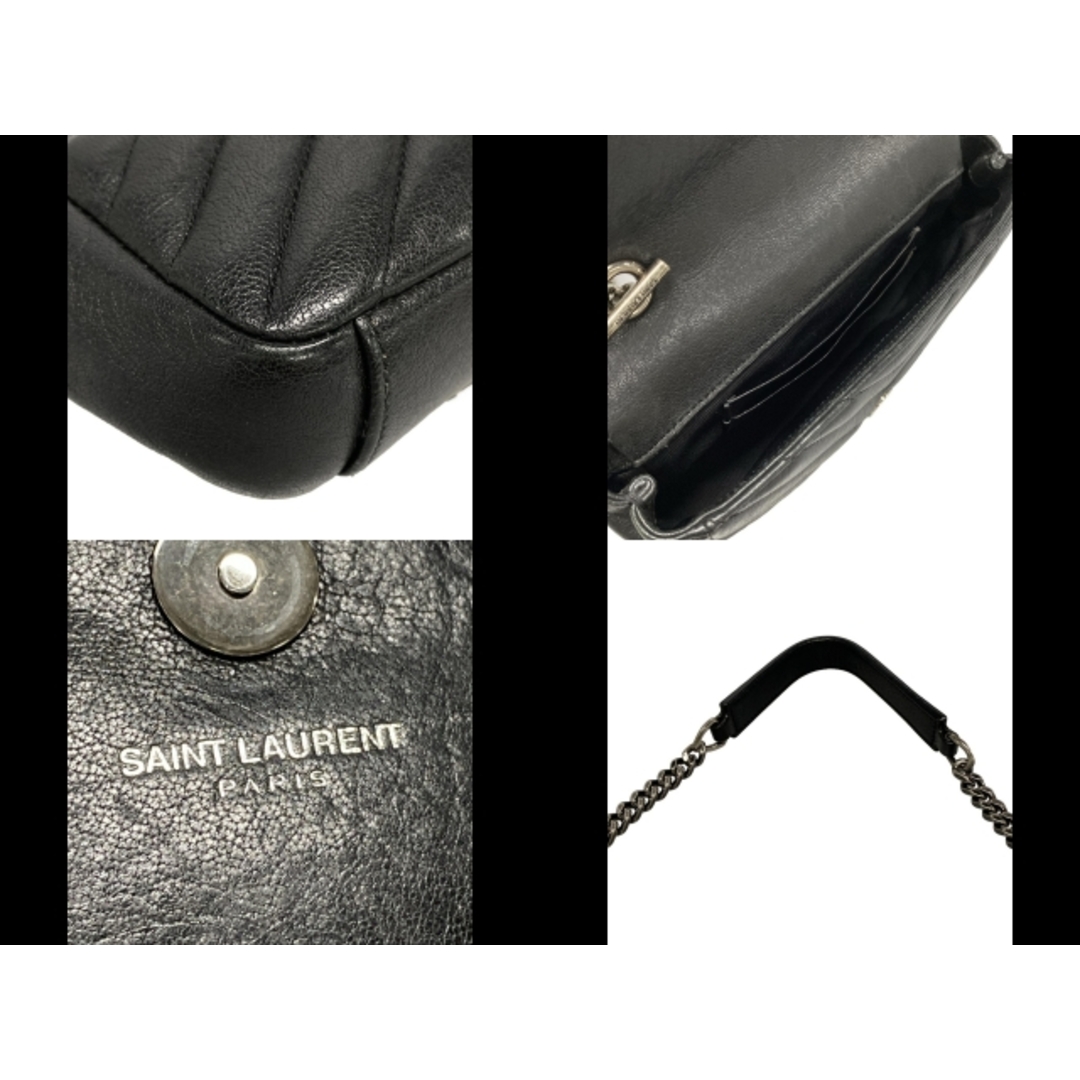 SAINT LAURENT PARIS(サンローランパリ) ショルダーバッグ ベイビーチャイ 399289 黒 チェーンショルダー/ミニバッグ レザー レディースのバッグ(ショルダーバッグ)の商品写真