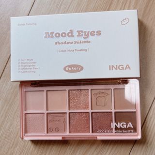 INGA  ムードアイズアイシャドウパレット Nuts Toasting(アイシャドウ)