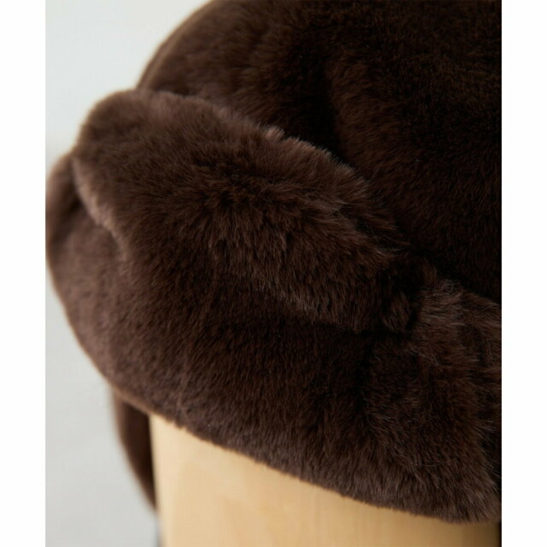 Whim Gazette(ウィムガゼット)の【ブラウン】【Hoaw.】フライトCAP レディースの帽子(その他)の商品写真