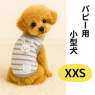 【24時間以内発送】犬 服 秋 パピー チワワ トイプードル ボーダー XXS(犬)