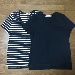 アズールバイマウジー(AZUL by moussy)のAZUL  Ｔシャツ２枚セット(Tシャツ(半袖/袖なし))