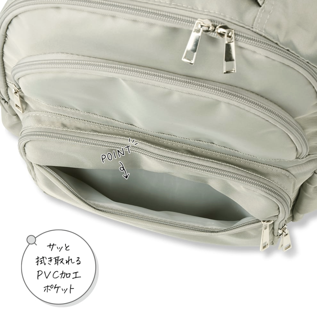 WORKMAN(ワークマン)のワークマン 軽量3レイヤーポケット マザーズリュック 20L 保冷 子育て レディースのバッグ(リュック/バックパック)の商品写真