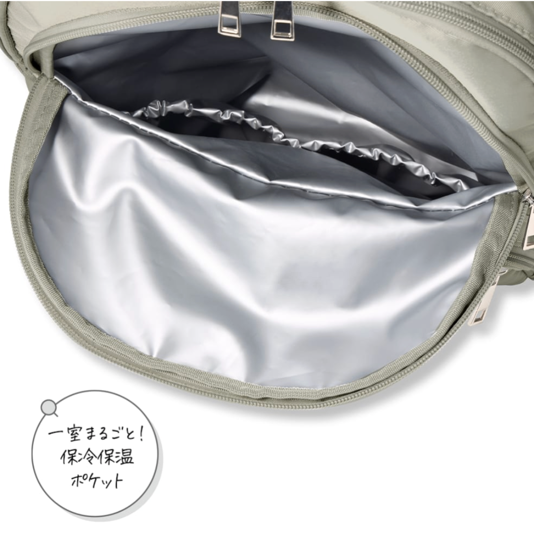 WORKMAN(ワークマン)のワークマン 軽量3レイヤーポケット マザーズリュック 20L 保冷 子育て レディースのバッグ(リュック/バックパック)の商品写真