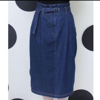 ドットアンドストライプスチャイルドウーマン(Dot&Stripes CHILDWOMAN)のdot and stripes デニムスカート(ひざ丈スカート)