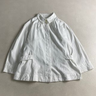 ワイズ　ブラウス　比翼仕立て　オフホワイト　ホワイト　M・L相当