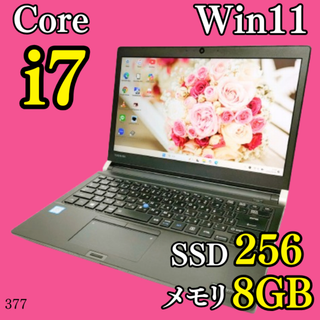 Corei7✨️SSD/Windows11/カメラ付きノートパソコン/東芝/小型