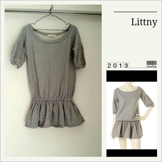 リトニー(Littny)のLittny スウェットフリルワンピース(ミニワンピース)