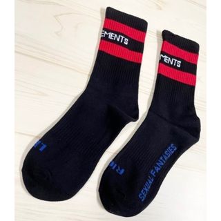 vetements ヴェトモン ソックス 靴下 黒 ブラック(ソックス)