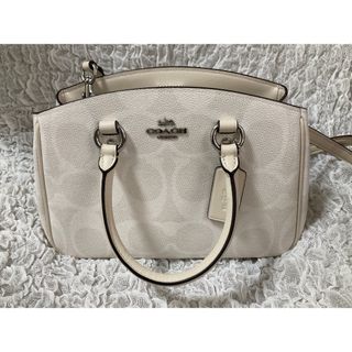 コーチ(COACH)のCOACH サバンナ スモール キャリーオール バッグ・シグネチャー キャンバス(ショルダーバッグ)
