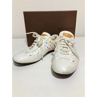 LOUIS VUITTON　レザー モノグラム マルチカラー スニーカー