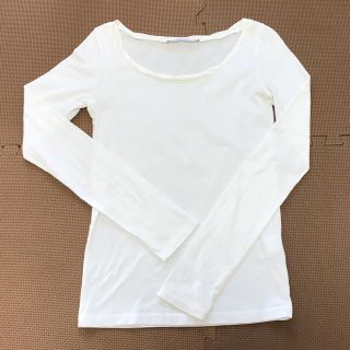 イエナ(IENA)の【chiisome様専用】IENA 綿100% ホワイトカットソー(カットソー(長袖/七分))