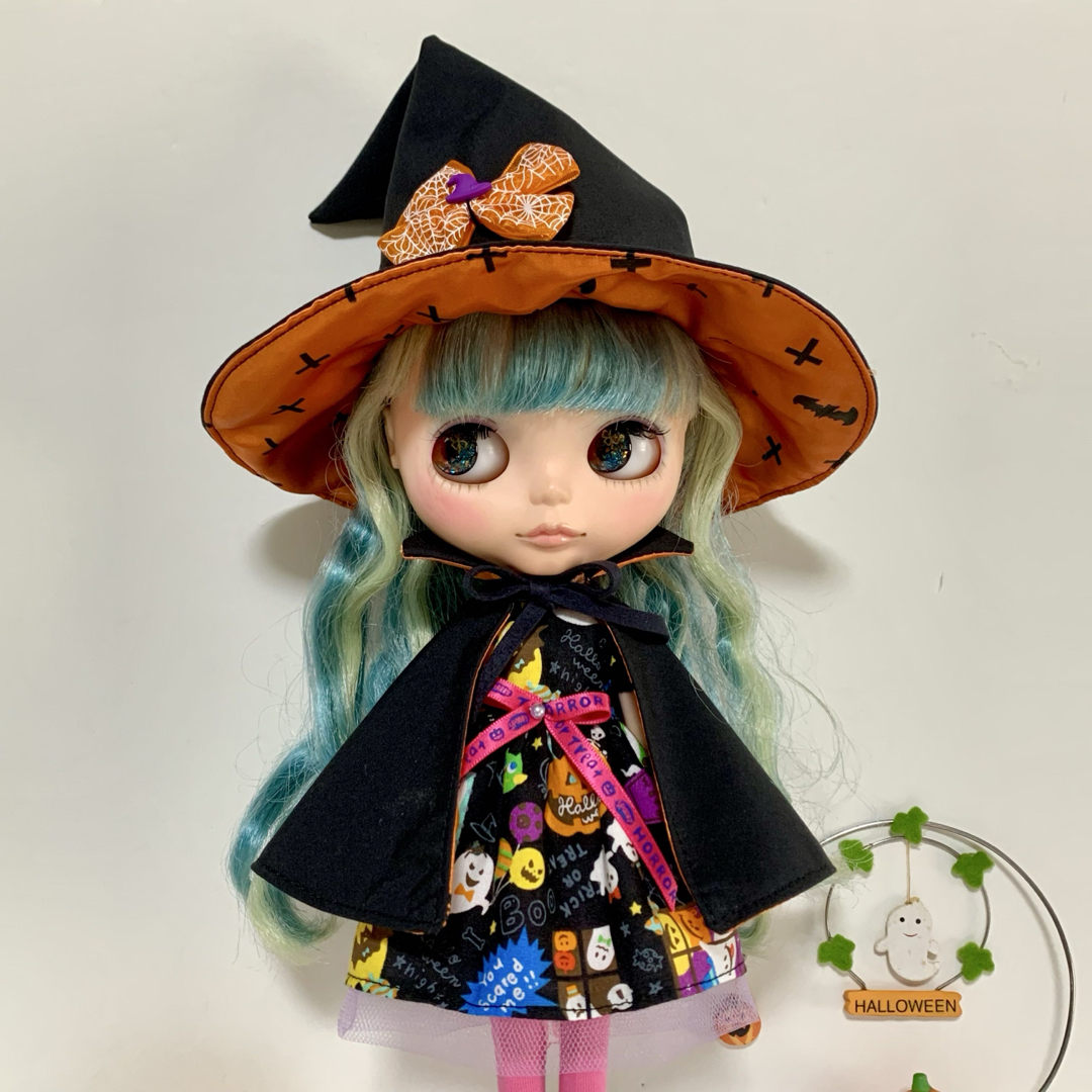 ネオブライスアウトフィット　ハロウィンセット ハンドメイドのぬいぐるみ/人形(人形)の商品写真