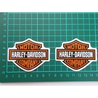 2枚★ハーレー 防水ステッカー レーシング バイク 車 パーツ(ステッカー)