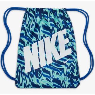 NIKEドローストリングバッグ ブルー系 ナップサック ジムサック
