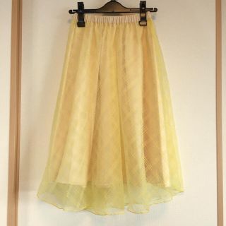 アンレリッシュ(UNRELISH)のtgs様専用です⭐︎新品タグ付き！UNRELISH♡春色シフォン ミモレスカート(ひざ丈スカート)