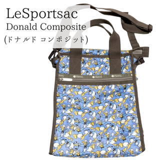 【美品】レスポートサック　ディズニー　ドナルド　ショルダーバッグ　トートバッグ