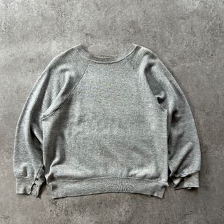 70s80s 無地スウェット/プレーンスウェット USA製 杢グレー L相当