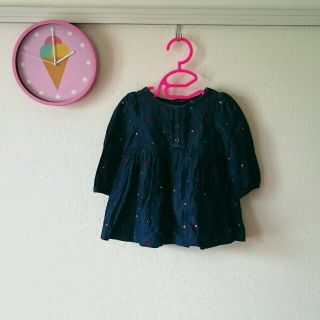 ベビーギャップ(babyGAP)のbabygap 70㎝ デニムワンピース(ワンピース)