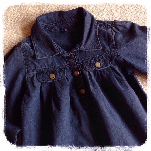 GAP Kids(ギャップキッズ)のGAPのデニムワンピース❤︎ キッズ/ベビー/マタニティのキッズ服女の子用(90cm~)(その他)の商品写真