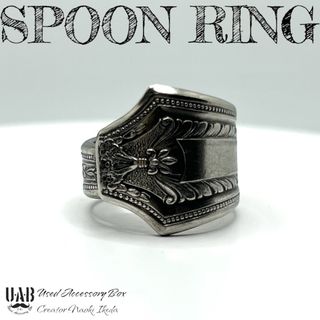 RING　22号　スプーンリング　材質:シルバープレート　CR0429