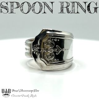 RING　24号　スプーンリング　材質:シルバープレート　CR0475(リング(指輪))
