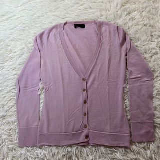 【美品】UNTITLED （アンタイトル） 毛100％ニットカーディガン 長袖