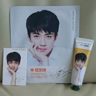 ネイチャーリパブリック(NATURE REPUBLIC)のEXO セフン ハンドクリーム トレカ パック 3点セット (アイドルグッズ)