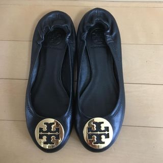 トリーバーチ(Tory Burch)の美品！トリーバーチフラットシューズ(バレエシューズ)