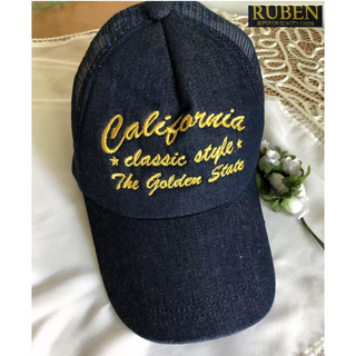 【美品】RUBEN　紳士　メッシュキャップ　帽子