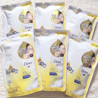 ダヴ(Dove（Unilever）)の6袋【9/15〜】ダヴ オイル泡クレンジング つめかえ用 130ml(クレンジング/メイク落とし)
