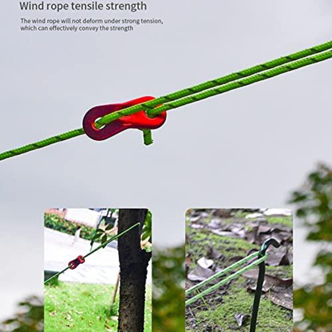 【特価セール】Takelablaze ガイロープ パラコード ロープ テントロー スポーツ/アウトドアのアウトドア(テント/タープ)の商品写真