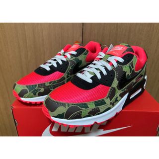 ナイキ(NIKE)のNike air max 90 28cm リバース ダックカモ atmos(スニーカー)