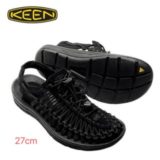 KEEN ブラック　サンダル27ｃｍ