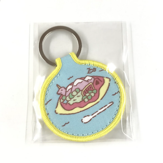 サンリオ(サンリオ)の⑧ がおぱわるぅ ワッペンキーホルダーコレクション(キャラクターグッズ)