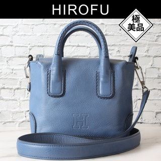 ✨未使用級 極美品✨ 現行品 ヒロフ デュオ ハンドバッグ ミニバッグ 2WAY