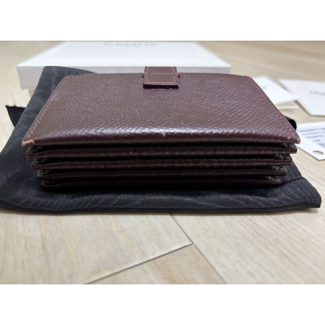 CELINE(セリーヌ)のCELINE カードケース　アコーディオン　バーガンディ レディースのファッション小物(名刺入れ/定期入れ)の商品写真