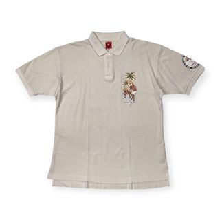 キャプテンサンタ(CAPTAIN SANTA)のCAPTAIN SANTA キャプテンサンタ GOLF CLUB 鹿の子 半袖 ポロシャツ サイズ XL /ホワイト/ゴルフ/サイン入り(その他)