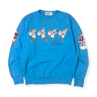 キャプテンサンタ(CAPTAIN SANTA)のCAPTAIN SANTA キャプテンサンタ プリント 長袖トレーナー M/ブルー(その他)