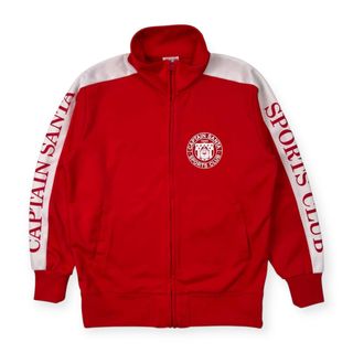 キャプテンサンタ(CAPTAIN SANTA)の美品 CAPTAIN SANTA キャプテンサンタ トラックジャケット サイズ M /ジャージ/レッド/日本製(その他)