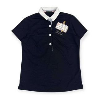 グリーンクラブ(GREEN CLUBS)のGREENCLUBS グリーンクラブ 半袖 ポロシャツ 38 /ネイビー/レディース/ライカ(その他)