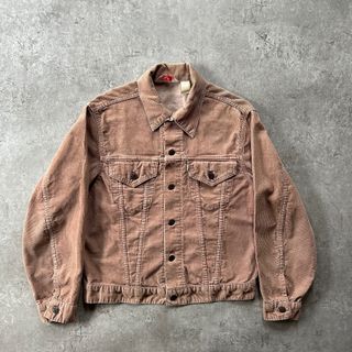 70s80s リーバイス70505 コーデュロイジャケット ピンクベージュ 40