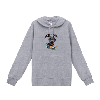 SKATE DOG パーカー スケートドッグ　ミニチュアダックスフンド　L