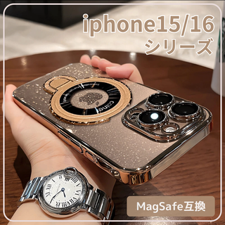 iPhone 15 16 金 ケース マグセーフ ProMax Pro Plus(iPhoneケース)