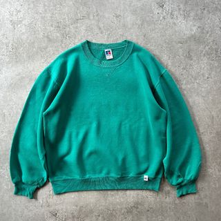 ラッセルアスレティック(Russell Athletic)の90s ラッセルアスレティック 前Vスウェット USA製 ターコイズ M(スウェット)